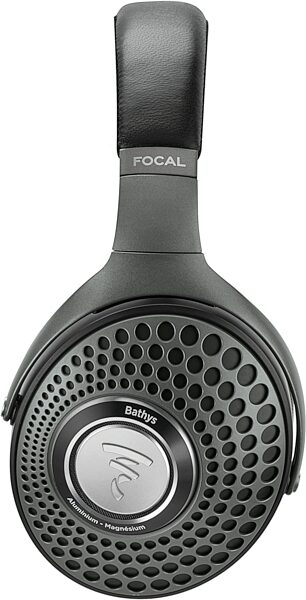 open zoom image for Focal Bathys Wireless Noise-Cancelling Headphones, Black Silver, Open Box (Like New), Action Position Back