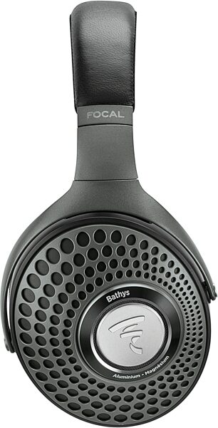 open zoom image for Focal Bathys Wireless Noise-Cancelling Headphones, Black Silver, Open Box (Like New), Action Position Back