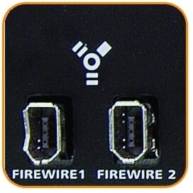 open zoom image for PreSonus Firepod FireWire Interface with Preamps, Firewire Ports
