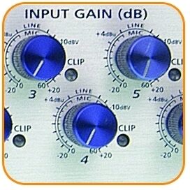 open zoom image for PreSonus Firepod FireWire Interface with Preamps, Input Gain Trim