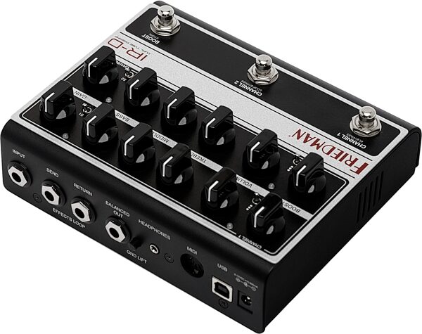 open zoom image for Friedman IR-D Dual-Channel All-Tube High-Voltage Preamp, New, Action Position Back