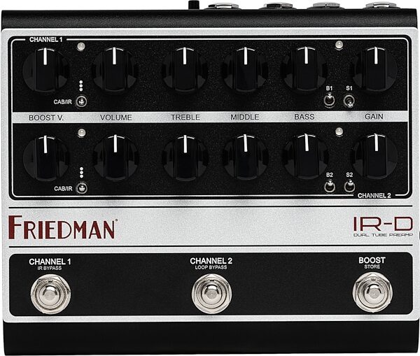 open zoom image for Friedman IR-D Dual-Channel All-Tube High-Voltage Preamp, New, Action Position Back