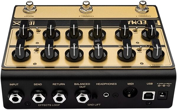 open zoom image for Friedman IR-X Dual-Channel Tube Preamp High Voltage DI/IR Direct Box, New, Action Position Back