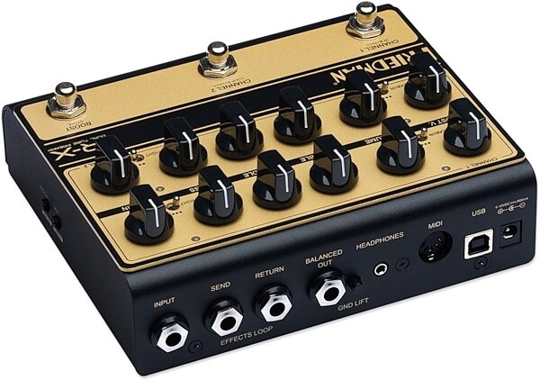 open zoom image for Friedman IR-X Dual-Channel Tube Preamp High Voltage DI/IR Direct Box, New, Action Position Back