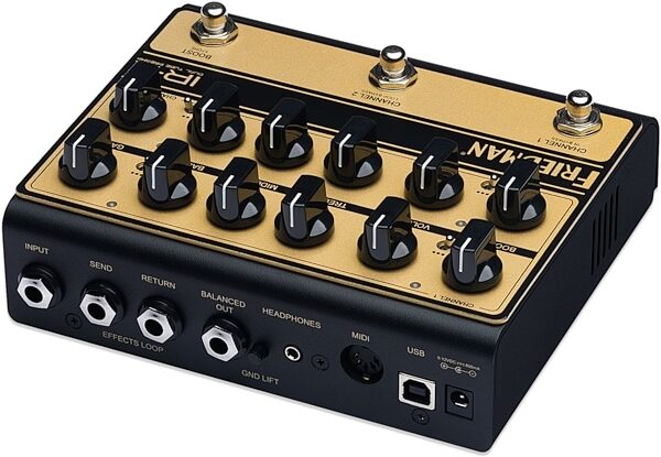 open zoom image for Friedman IR-X Dual-Channel Tube Preamp High Voltage DI/IR Direct Box, New, Action Position Back