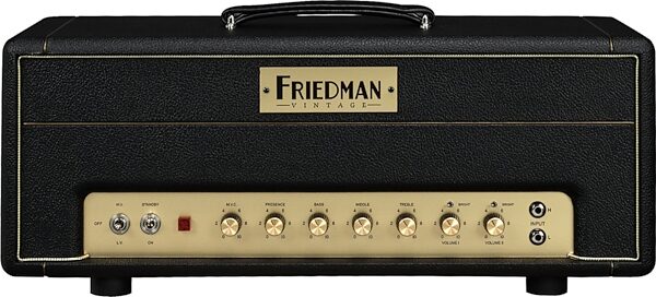 open zoom image for Friedman Plex Vintage Collection Guitar Amplifier Head (50 Watts), Open Box (Very Good), Action Position Back