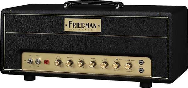 open zoom image for Friedman Plex Vintage Collection Guitar Amplifier Head (50 Watts), Open Box (Very Good), Action Position Back