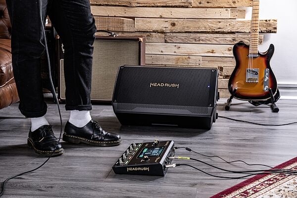 open zoom image for HeadRush FRFR112 MKII Bluetooth Powered Speaker Cabinet (2500 Watts), New, Action Position Back