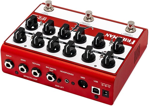 open zoom image for Friedman IR-J Jake E Lee Dual Tube Preamp, New, Action Position Back