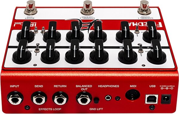 open zoom image for Friedman IR-J Jake E Lee Dual Tube Preamp, New, Action Position Back