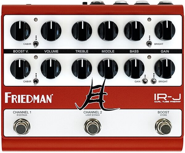 open zoom image for Friedman IR-J Jake E Lee Dual Tube Preamp, New, Action Position Back