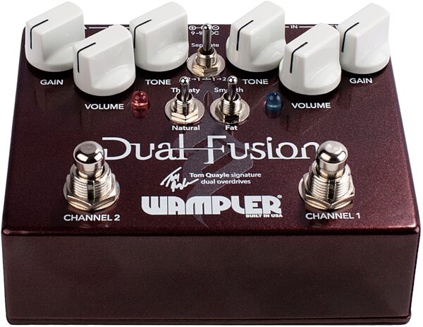 open zoom image for Wampler Dual Fusion Tom Quayle Signature Overdrive Pedal, Open Box (Like New), View