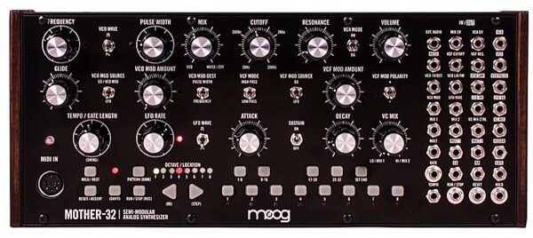 open zoom image for Moog Mother-32 Semi-Modular Analog Synthesizer, New, Front