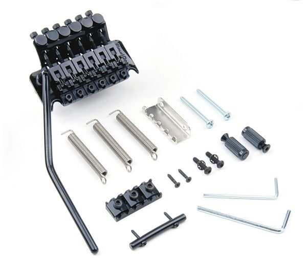 open zoom image for Floyd Rose Original Tremolo Bridge with R2 Nut, Black
