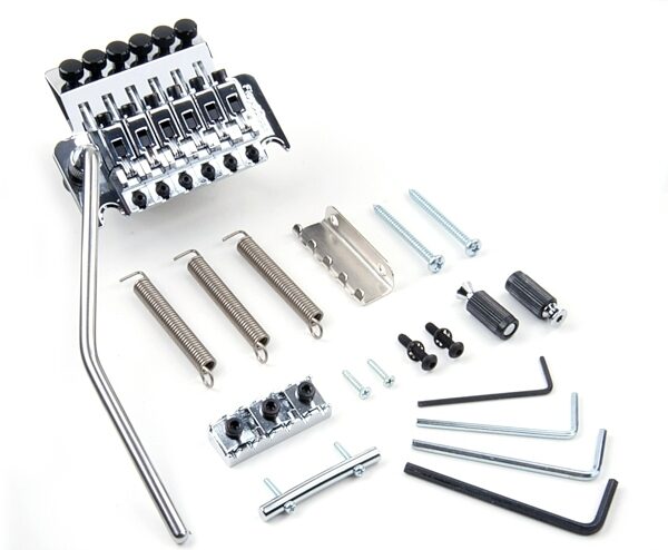 open zoom image for Floyd Rose Pro Tremolo Bridge with R2 Nut, Chrome