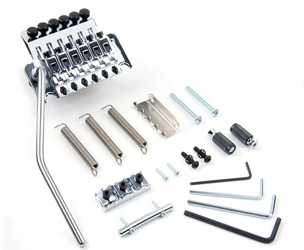 open zoom image for Floyd Rose Pro Tremolo Bridge with R3 Nut, Chrome