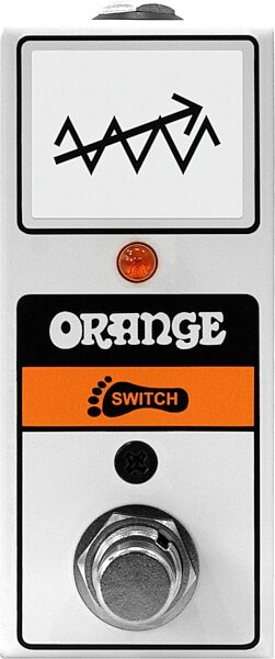 open zoom image for Orange Single Button Mini Footswitch, New, Action Position Back