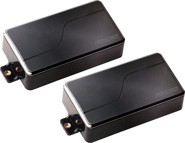 open zoom image for Fishman Fluence Modern HB-6 3-Voice Humbucker Electric Guitar Pickup Set, Black Nickel, Action Position Front