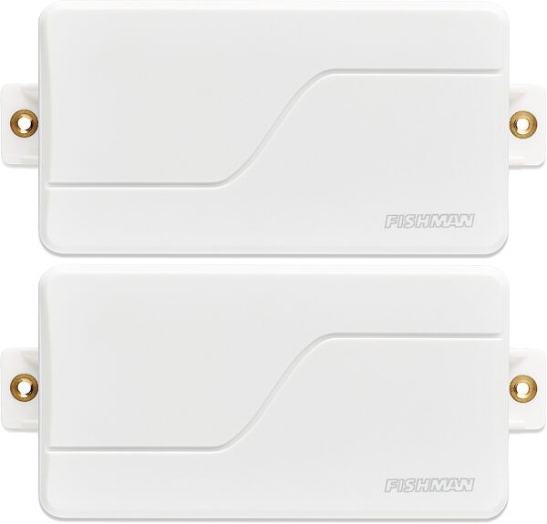 open zoom image for Fishman Fluence Modern HB-6 3-Voice Humbucker Electric Guitar Pickup Set, White Plastic, Action Position Back