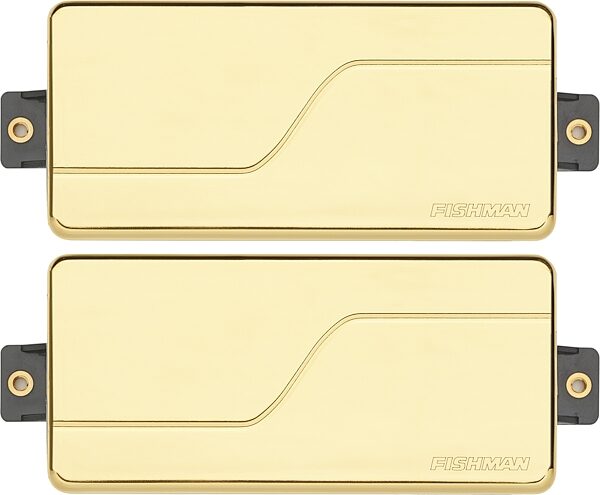 open zoom image for Fishman Fluence Modern HB-7 3-Voice Humbucker 7-String Electric Guitar Pickup Set, Gold, Open Box (Like New), Action Position Back