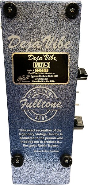 open zoom image for Fulltone CS Mini-DejaVibe3 v2 Rotary Pedal, New, Action Position Back