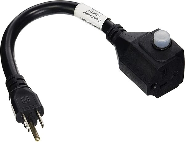 open zoom image for Furman ADP-1520B 20A to 15A Adapter Power Cable, Action Position Back