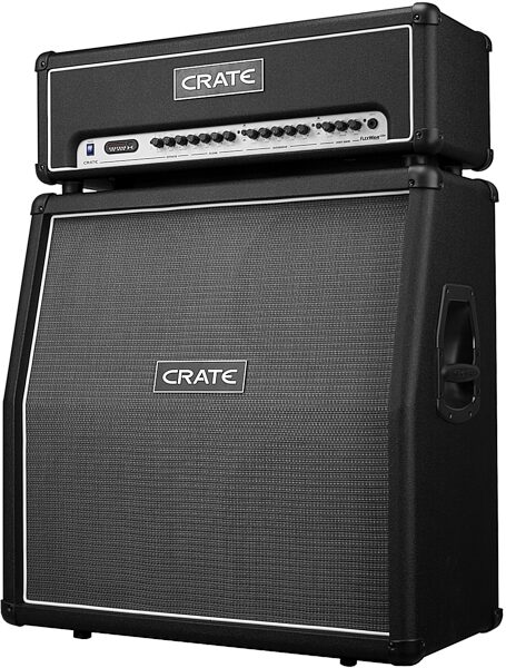 open zoom image for Crate FlexWave Half Stack with FW120H Amplifier Head and FW412A Guitar Cabinet, Main