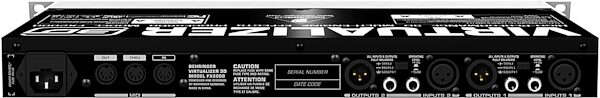 open zoom image for Behringer FX2000 Virtualizer 3D Digital Effects Processor, Rear