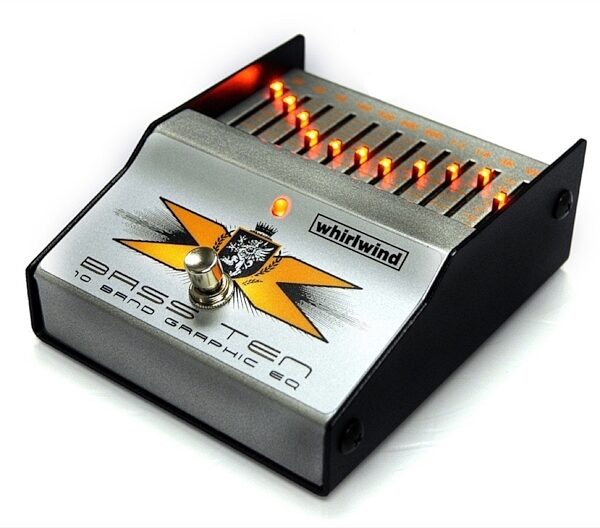 open zoom image for Whirlwind Bass Ten 10-Band Graphic EQ Pedal, New, Main