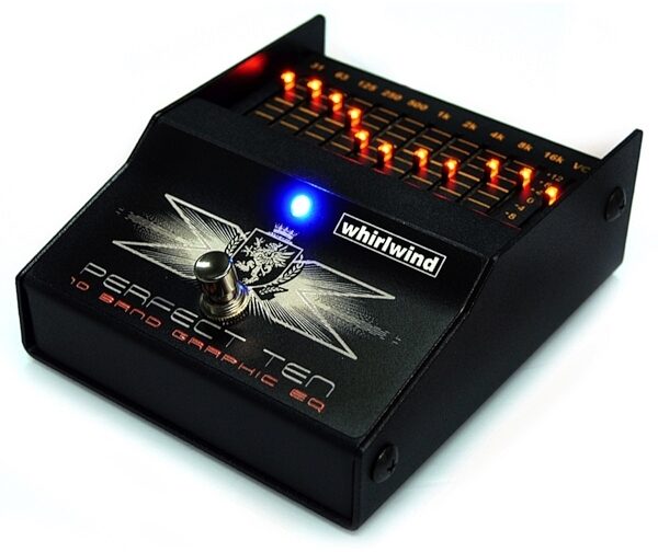 open zoom image for Whirlwind FXEQ10P Perfect Ten 10-Band Graphic EQ Pedal, New, Main
