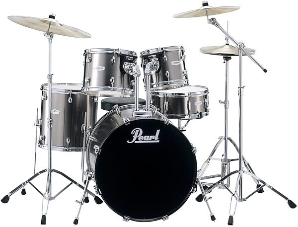 open zoom image for Pearl FZH725C Forum 5-Piece Drum Kit, Smokey Chrome 