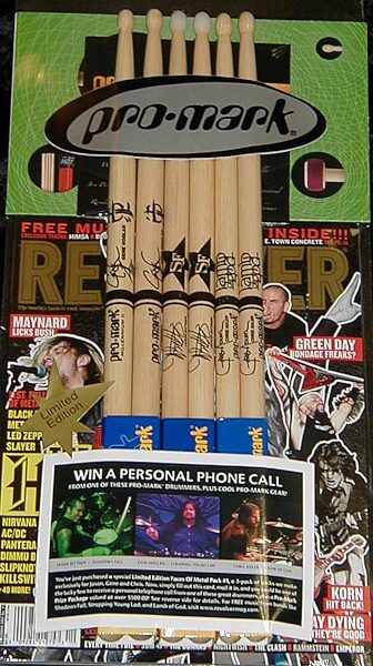 open zoom image for ProMark/Revolver Magazine Faces of Metal Promo Pack 1, Main
