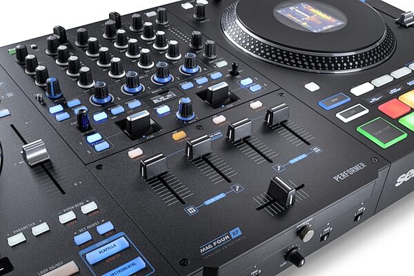 open zoom image for Rane Performer 4-Channel Motorized DJ Controller, Open Box (Very Good), Detail Control Panel