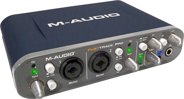 open zoom image for M-Audio Fast Track Pro USB Audio Interface, Angle