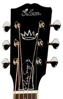 open zoom image for Gibson Randy Scruggs Advanced Jumbo Acoustic-Electric Guitar (with Case), Headstock Closeup