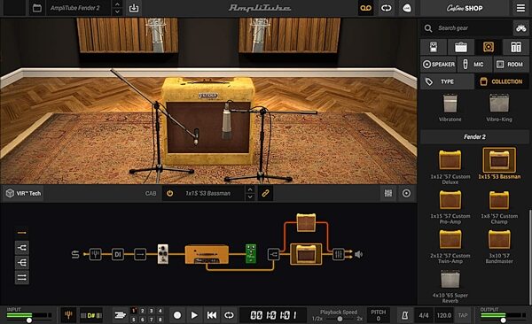 open zoom image for IK Multimedia AmpliTube Fender Collection 2 Software, Digital Download, Action Position Back