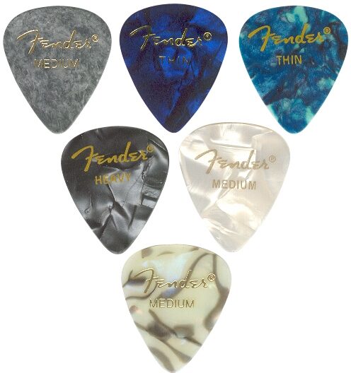 open zoom image for Fender 351 Premium Celluloid Pick (Thin, 12 Pack), Main