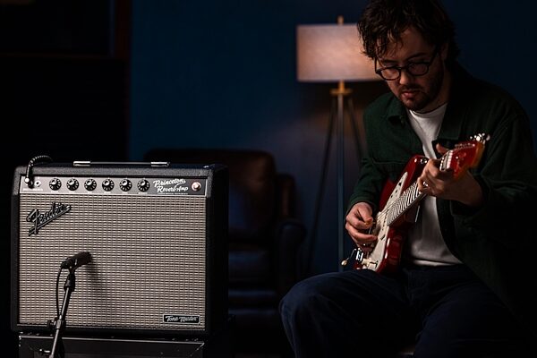 open zoom image for Fender Tone Master Princeton Reverb Guitar Combo Amplifier (50 Watts, 1x10"), New, In Use