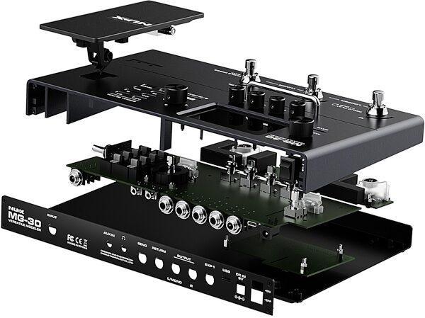 open zoom image for NUX MG-30 Versatile Amp Modeler and Multi-Effects Pedal, New, Exploded View