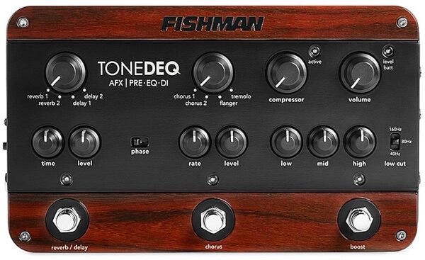 open zoom image for Fishman ToneDEQ AFX Preamp EQ and DI Box with Dual FX, Open Box (Very Good), Main