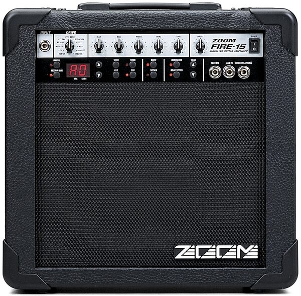 open zoom image for Zoom FIRE15 Combo Guitar Amplifer with Effects (15 Watts), Front