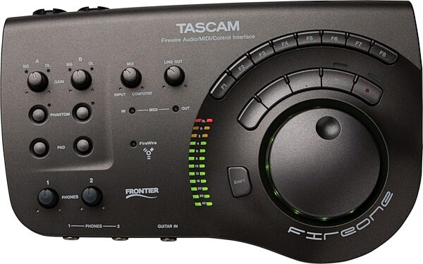 open zoom image for TASCAM FireOne 2-Channel FireWire Audio Interface, Main