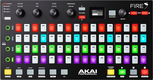 open zoom image for Akai Fire Controller for FL Studio, Action Position Back