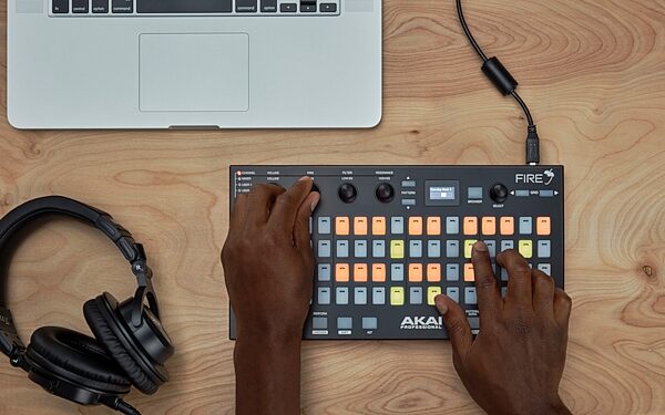 open zoom image for Akai Fire Controller for FL Studio, Action Position Back