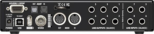 open zoom image for RME Fireface UCX II USB Audio Interface, New, Detail Back