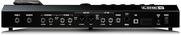 open zoom image for Line 6 Firehawk FX Guitar Multi-Effects Pedal, Back