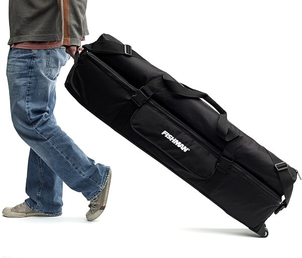 open zoom image for Fishman SoloAmp SA220 Performance Amplifier System, Carrying Case Example Use