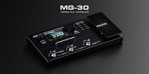 open zoom image for NUX MG-30 Versatile Amp Modeler and Multi-Effects Pedal, New, In Use