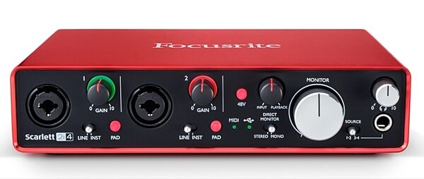 open zoom image for Focusrite Scarlett 2i4 2nd Gen USB Audio Interface, Main