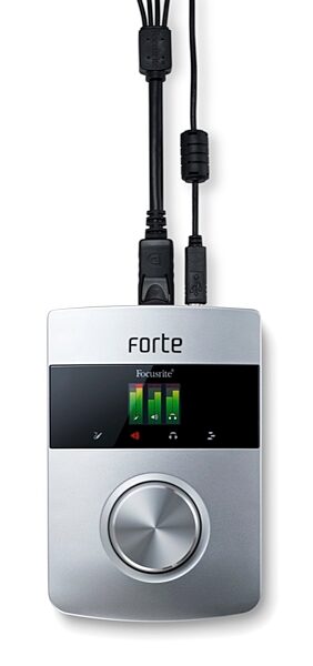 open zoom image for Focusrite Forte USB Audio Interface, Top with Cables